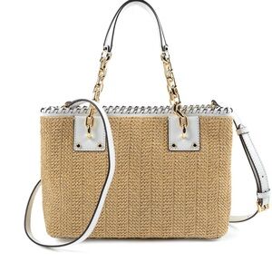 MICHAEL KORS
Straw Rosalie medium tote
